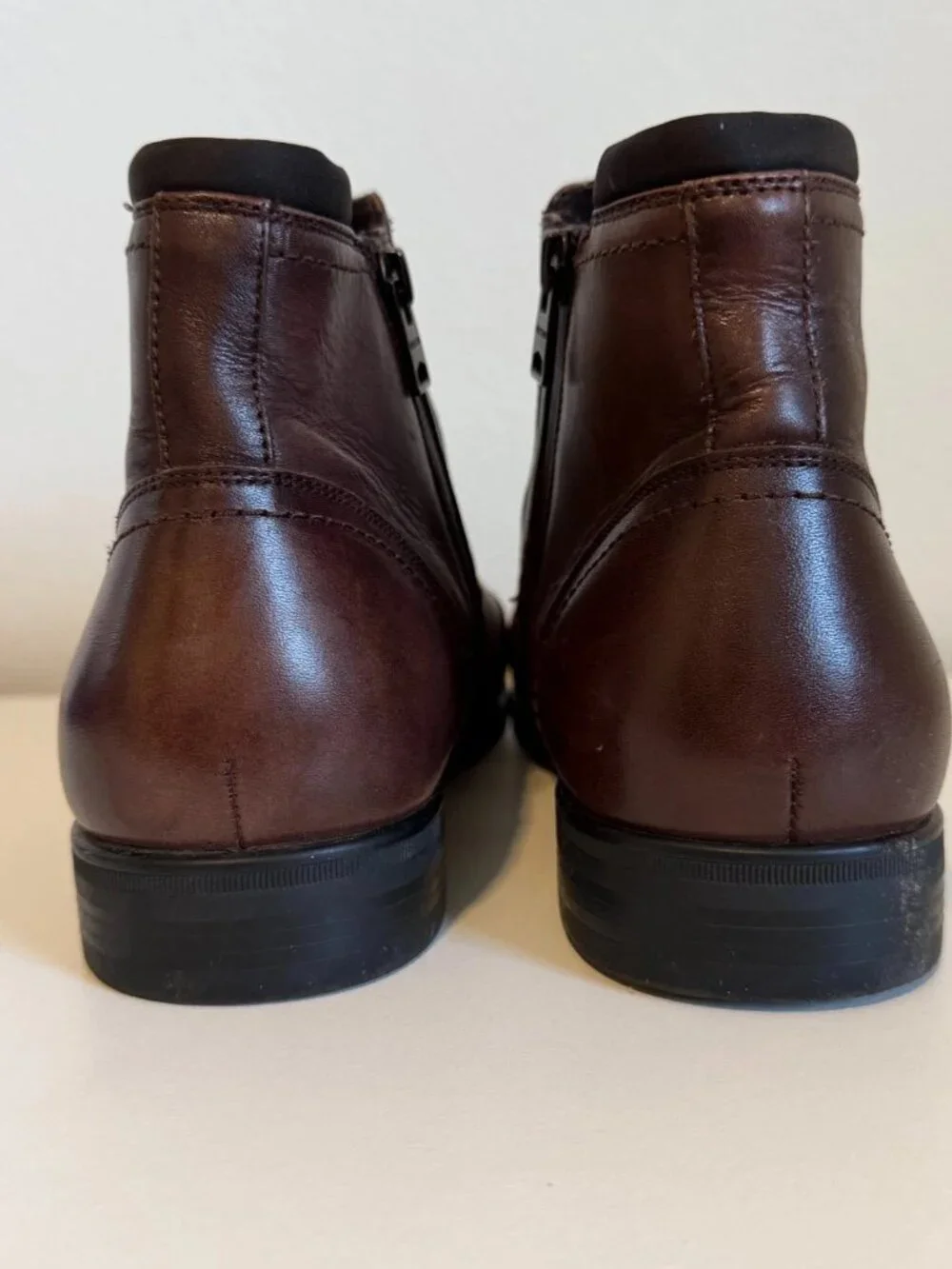 Kenneth Cole Reaction Edge Flex Men’s Brown Boots Size 10.5 Read Description